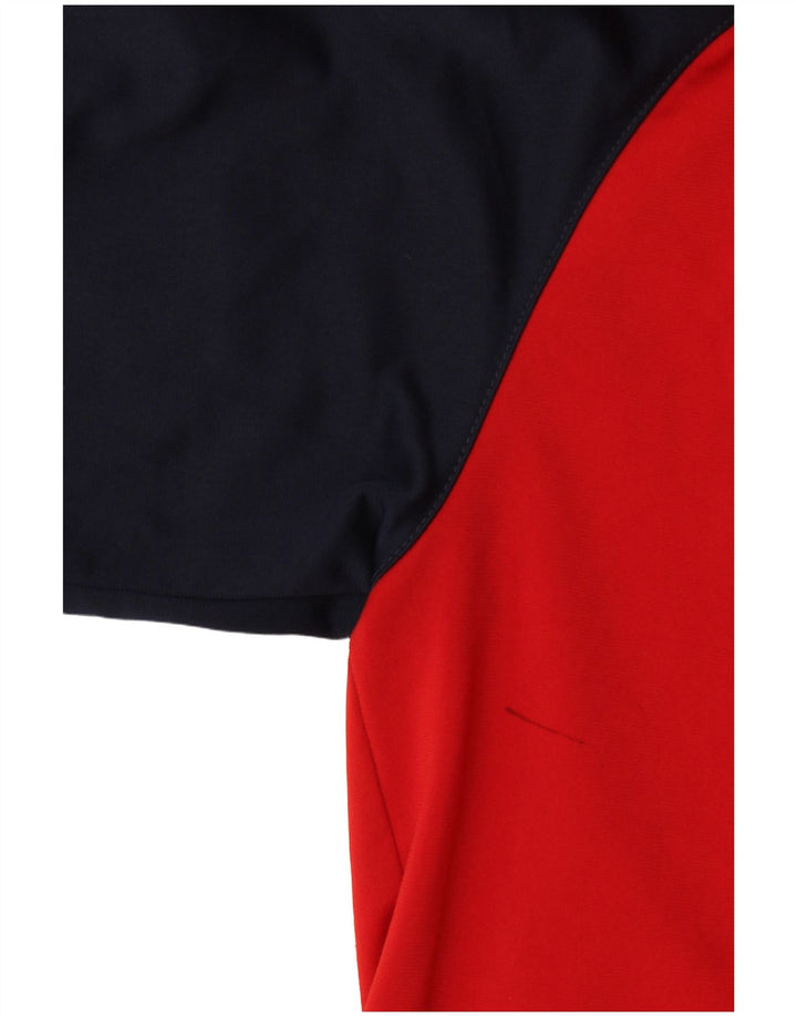 Veste de survêtement Nike Graphic pour garçon, 11-12 ans, rouge moyen, colour block