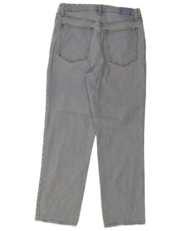 ABERCROMBIE & FITCH Jean droit pour femme US 10 Large W30 L29 Bleu