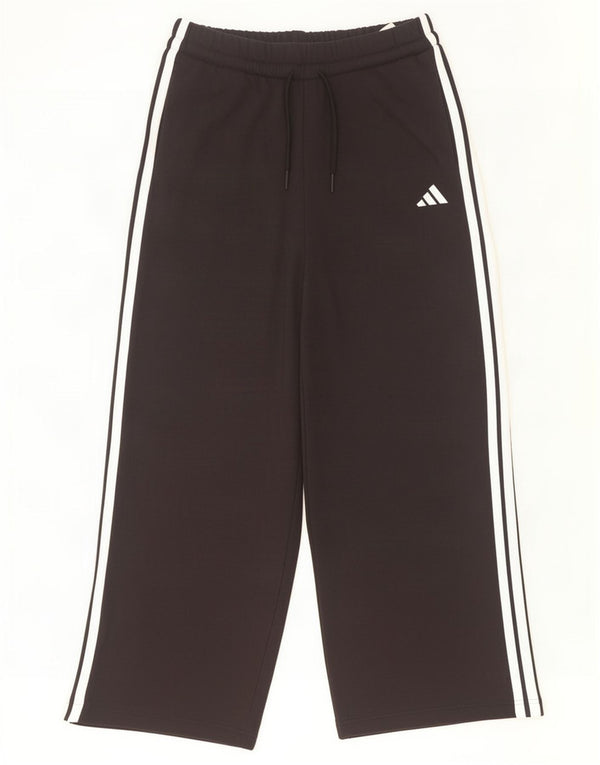 Adidas Pantalon de survêtement large pour femme UK 16/18 Large Noir Coton