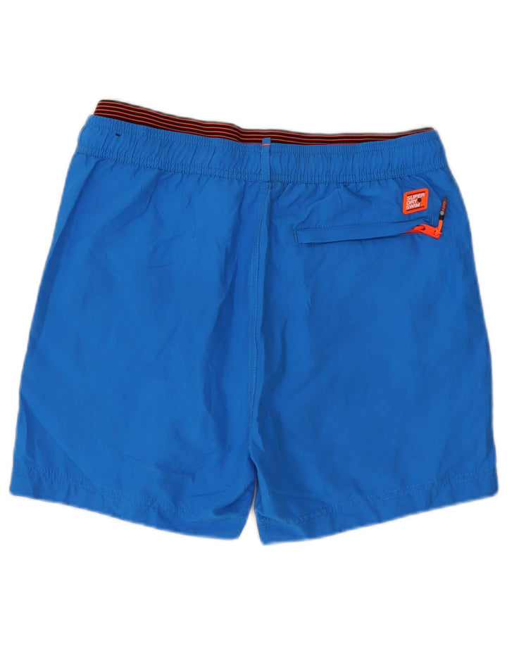 SUPERDRY Short de Bain Graphique Homme Bleu Moyen Polyester