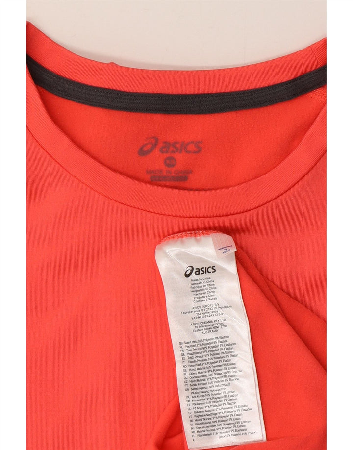 Asics Haut à manches longues pour femme UK 6 XS Rose Colourblock Polyester
