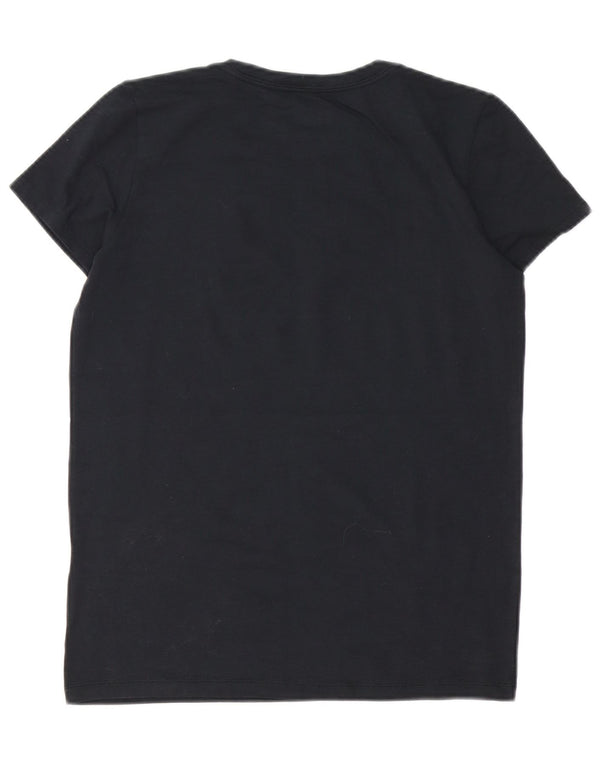 Under Armour T-shirt graphique Heat Gear pour femme UK 6 XS Noir