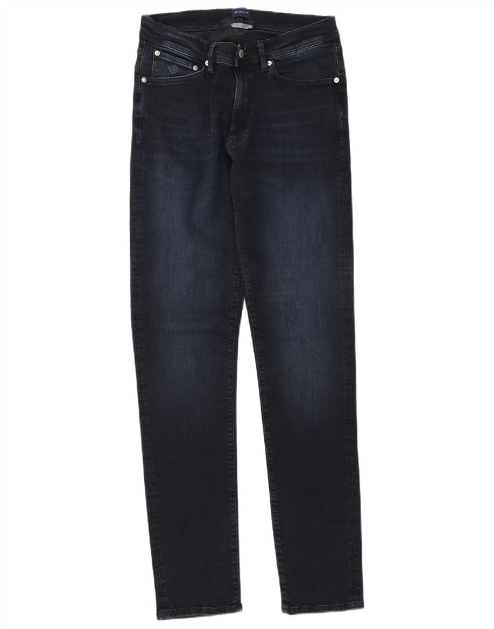 Gant Jean Slim Homme W34 L34 Bleu Marine Coton