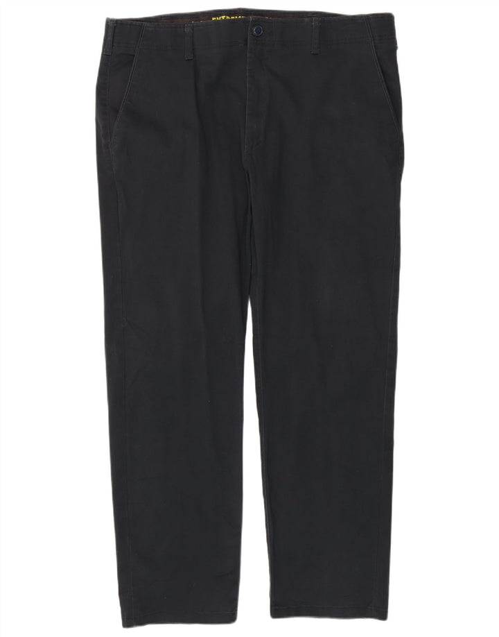 LEE Pantalon Chino Droit Homme Extreme Motion W40 L32 Bleu Marine Coton