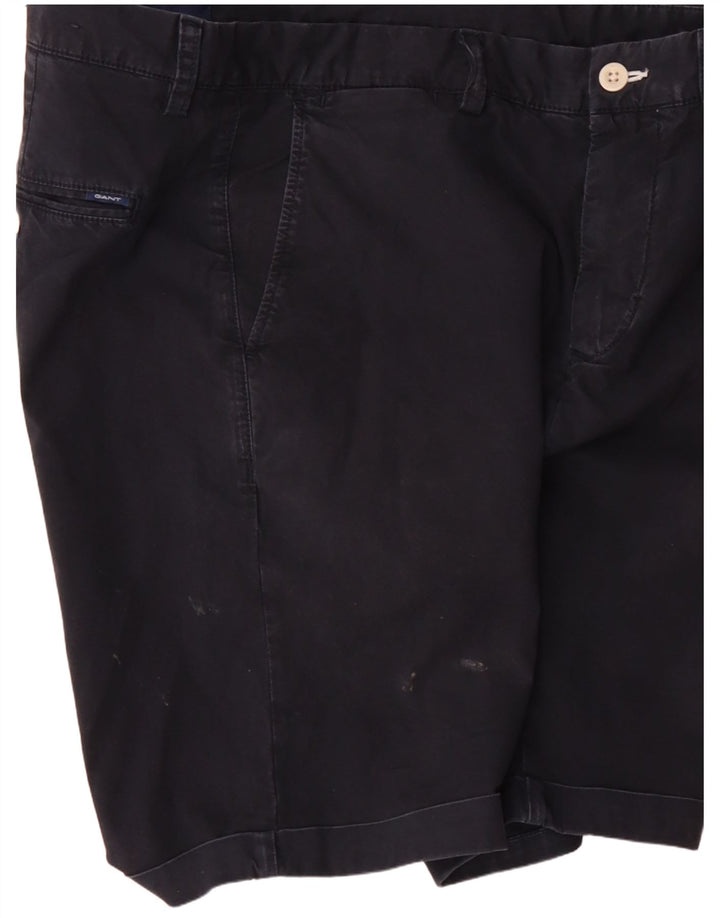 Gant Short Chino Regular Fit W32 Homme Bleu Marine Moyen Coton