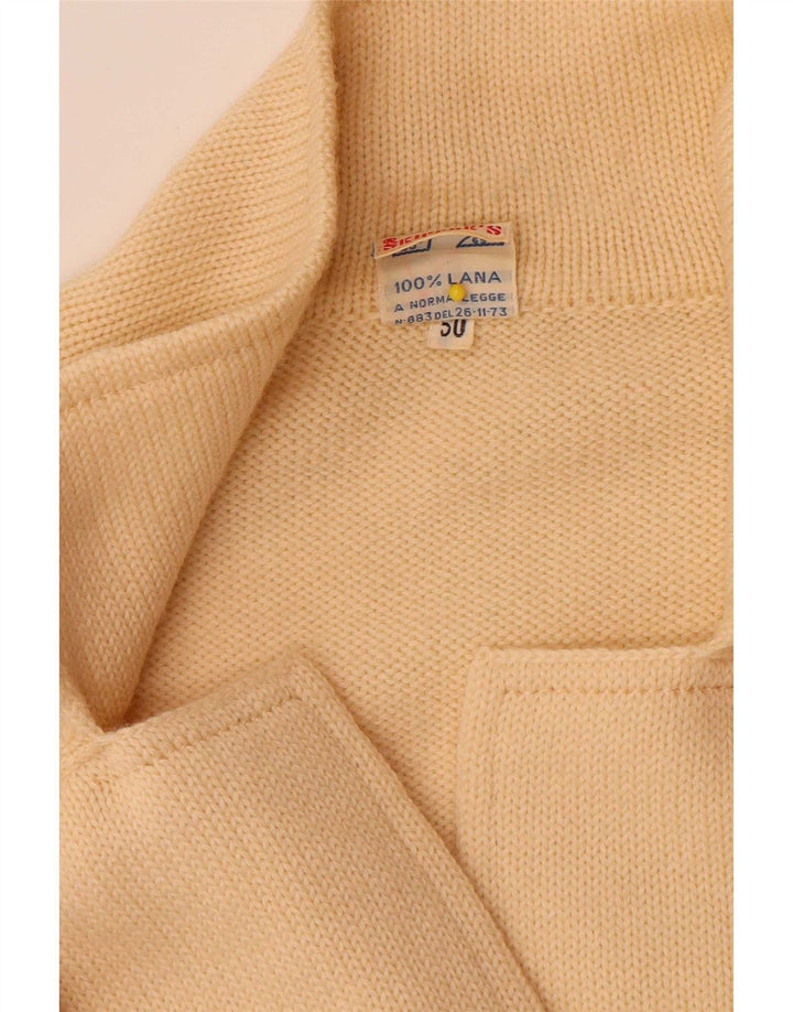 Skipper's Cardigan Femme Pull IT 50 XL Jaune Laine
