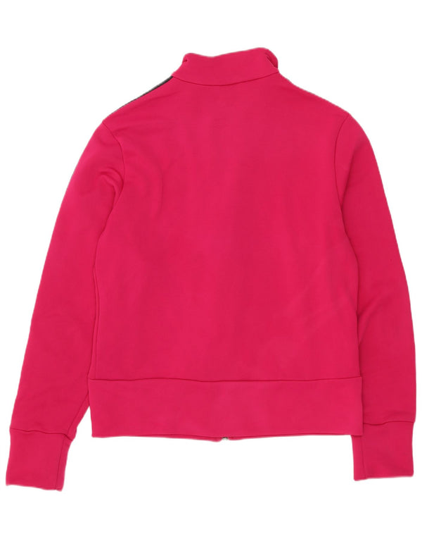 Adidas Veste de survêtement pour femme UK 12 Rose moyen Polyester