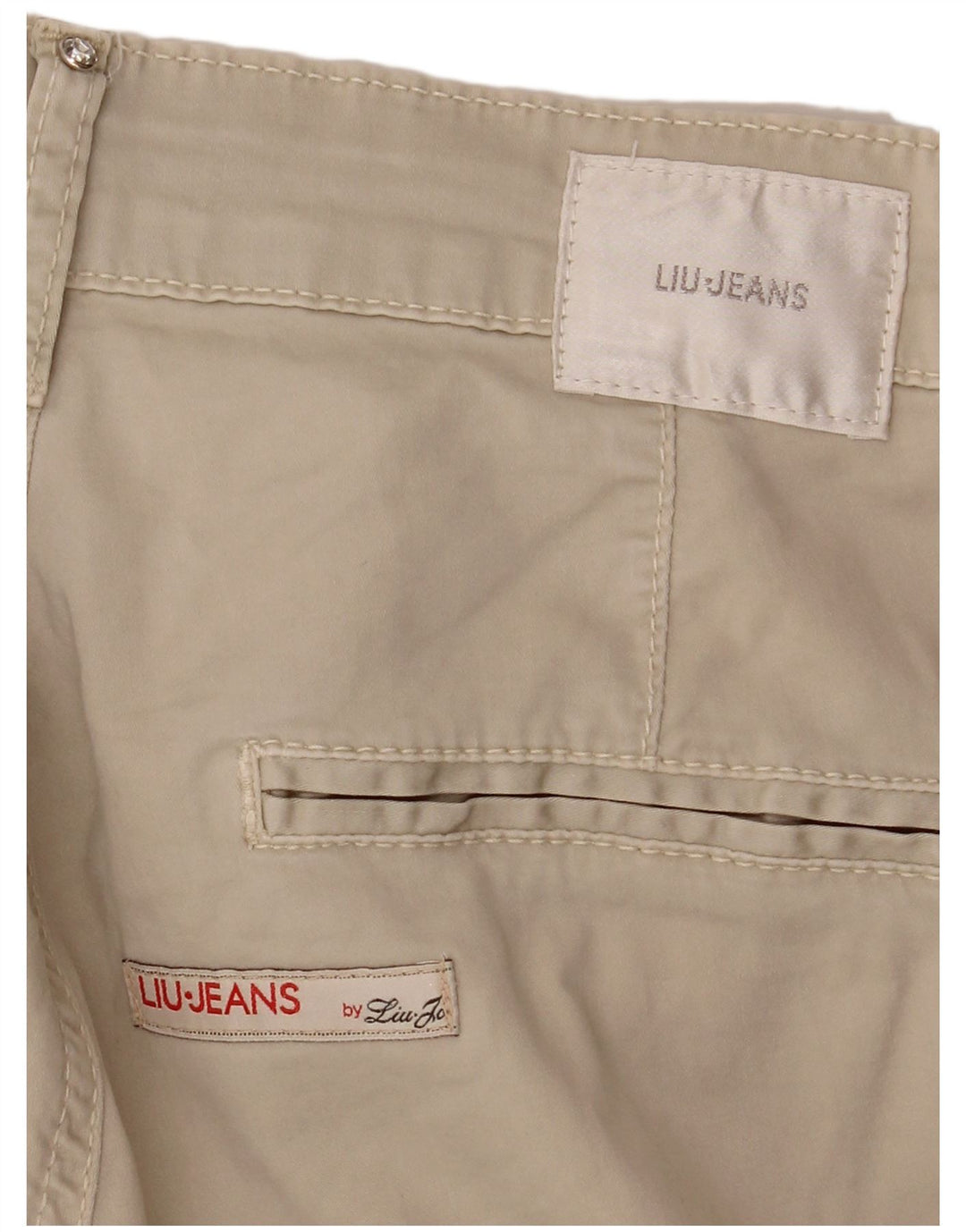 LIU JO Pantalon Chino Slim Femme W28 L34 Beige