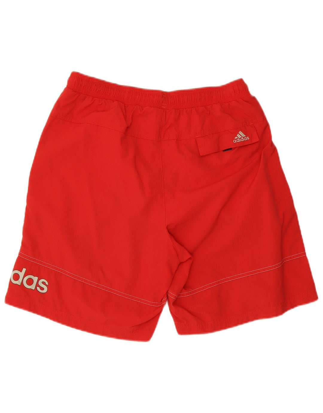 Adidas Short de bain graphique pour homme en polyester rouge moyen