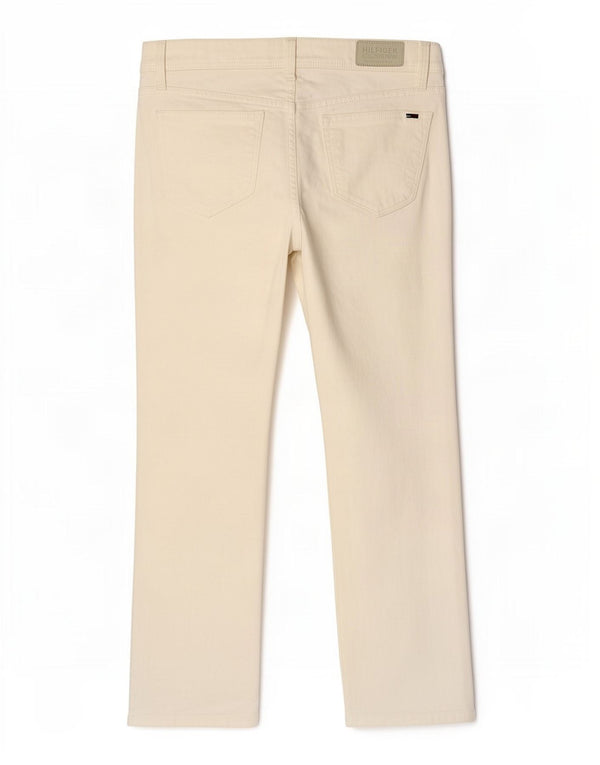 Tommy Hilfiger Jean droit femme W26 L30 coton blanc
