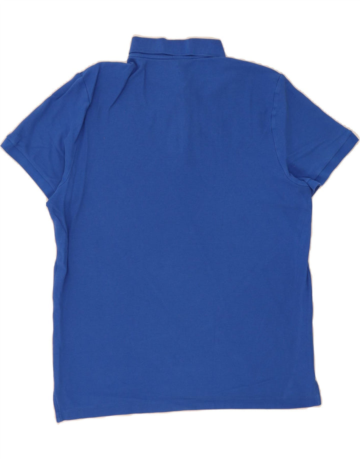 NIKE Mens Polo Shirt XL Blue Cotton Vintage Nike and Second-Hand Nike from Messina Hembry 