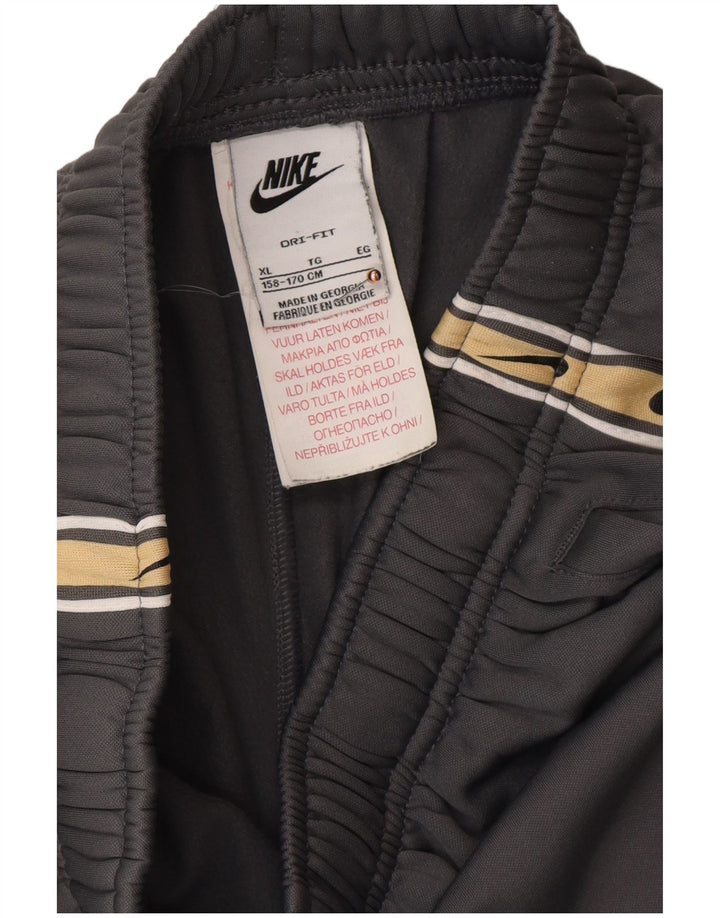 NIKE Pantalon de survêtement graphique Dri Fit pour garçon 13-14 ans XL Gris