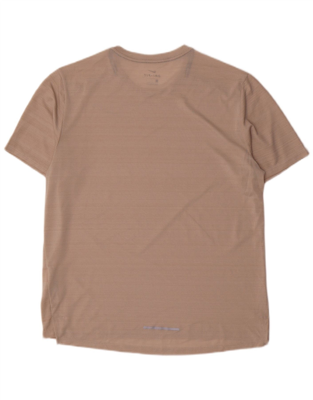 Nike T-shirt Dri Fit pour homme en polyester à fines rayures roses
