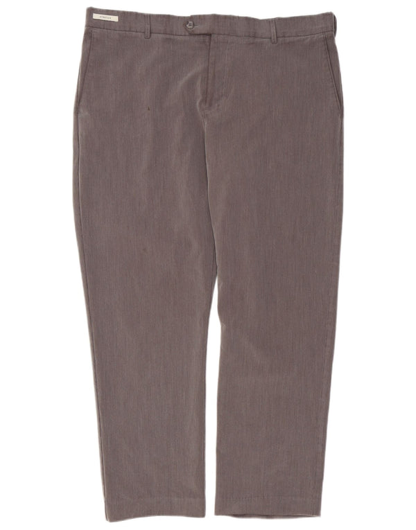 Farah Pantalon de costume coupe classique pour homme W38 L29 Gris Polyester