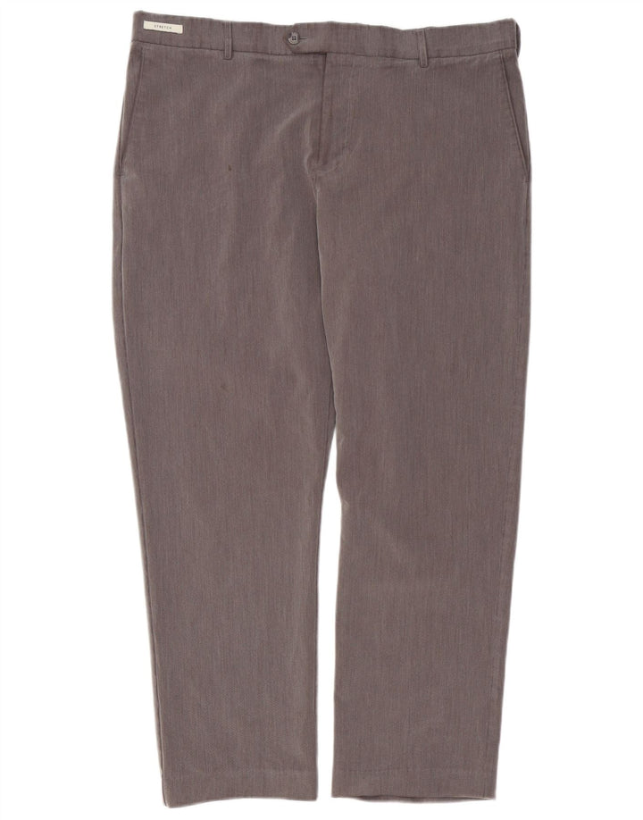 Farah Pantalon de costume coupe classique pour homme W38 L29 Gris Polyester