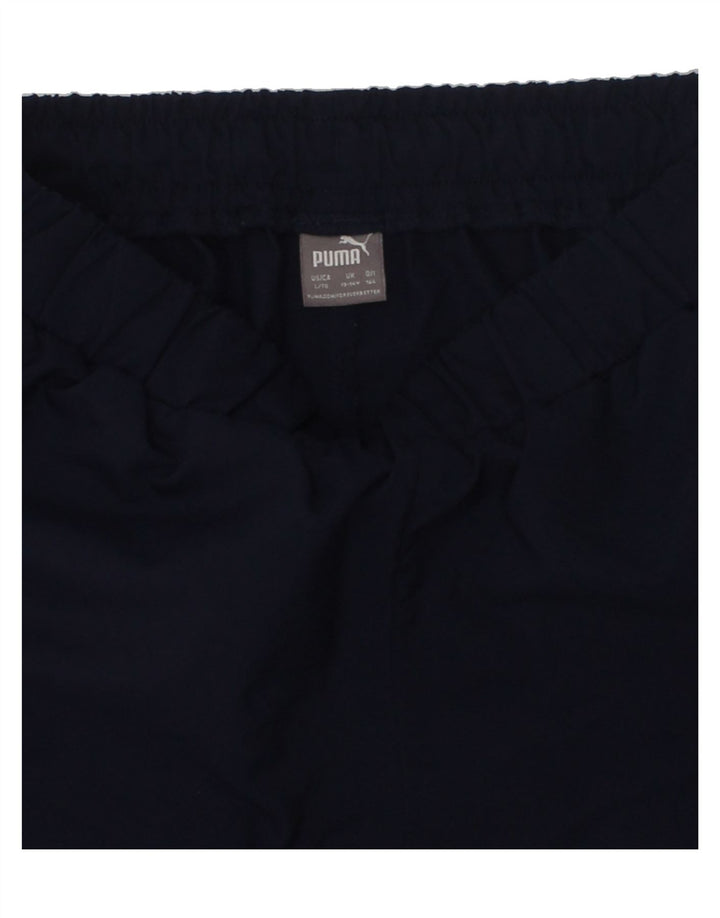 PUMA Boys Graphic Sport Shorts 13-14 Years Navy Blue | Vintage Puma | Thrift | Second-Hand Puma | Used Clothing | Messina Hembry 