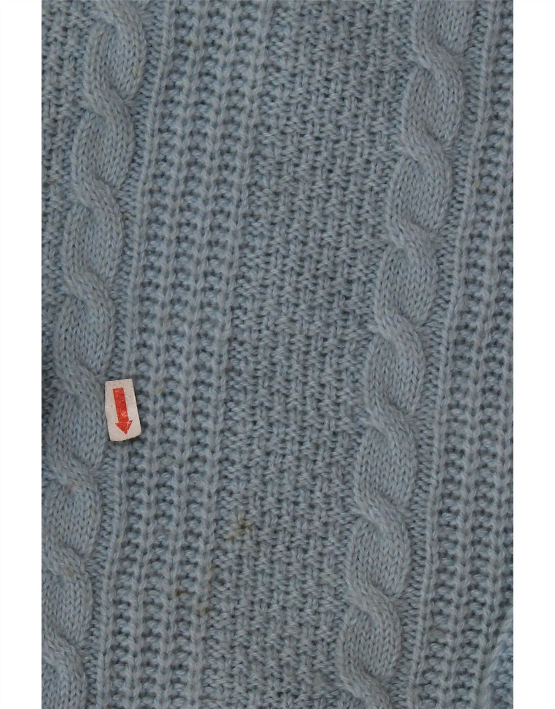 STEFANEL Pull surdimensionné à col rond pour femme UK 16 Grande laine bleue