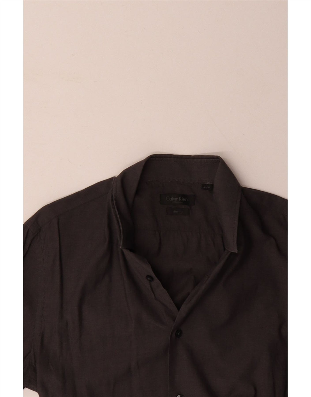 CALVIN KLEIN Chemise Slim Fit Homme Taille 41 16 Grand Gris