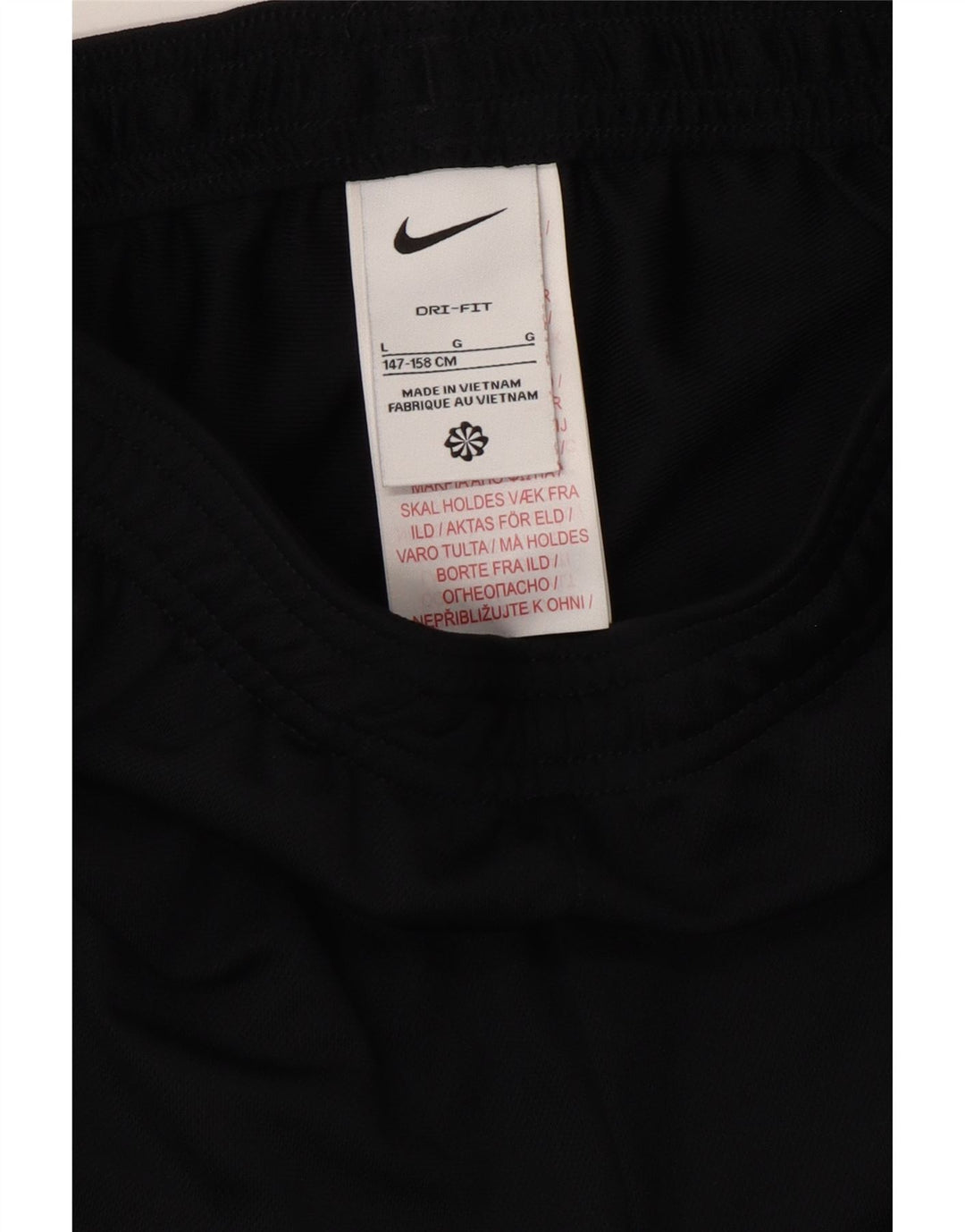 NIKE Pantalon de survêtement Dri Fit pour garçon 12-13 ans Large Noir Polyester
