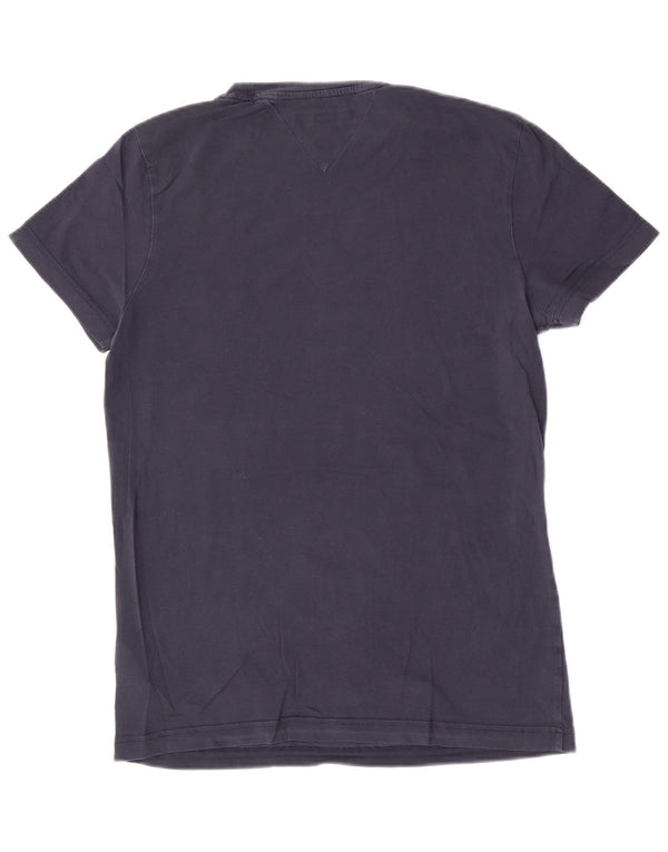 Tommy Hilfiger T-Shirt Homme Haut Petit Bleu Marine Coton