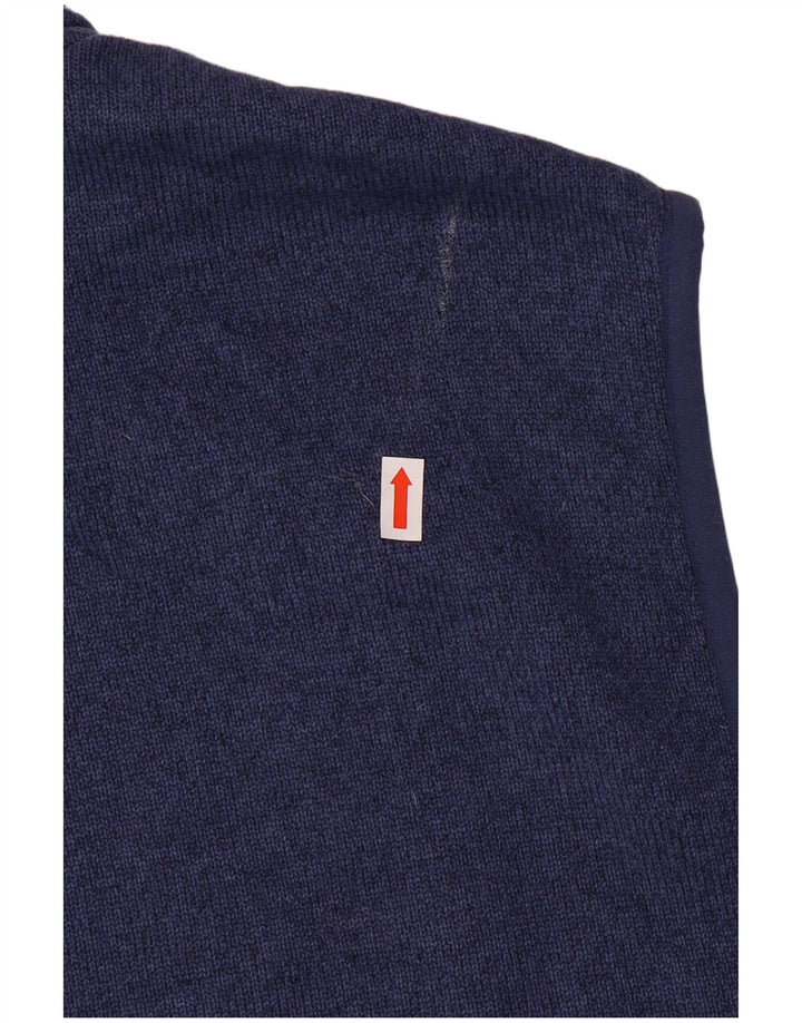 Vineyard Vines Veste de survêtement sans manches pour homme XL Bleu moucheté Preppy