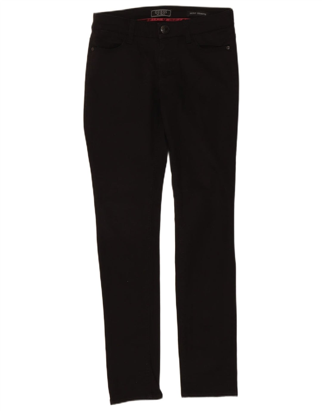 Guess Jean Slim Cigarette Femme W27 L30 Coton Noir