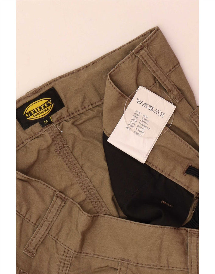 Diadora Short Cargo Medium W32 Kaki Coton Homme