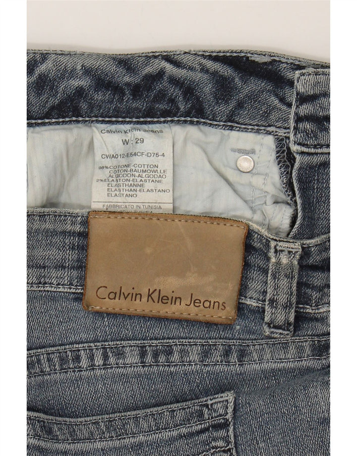 CALVIN KLEIN Womens Denim Shorts W29 Medium Blue Cotton Vintage Calvin Klein and Second-Hand Calvin Klein from Messina Hembry 