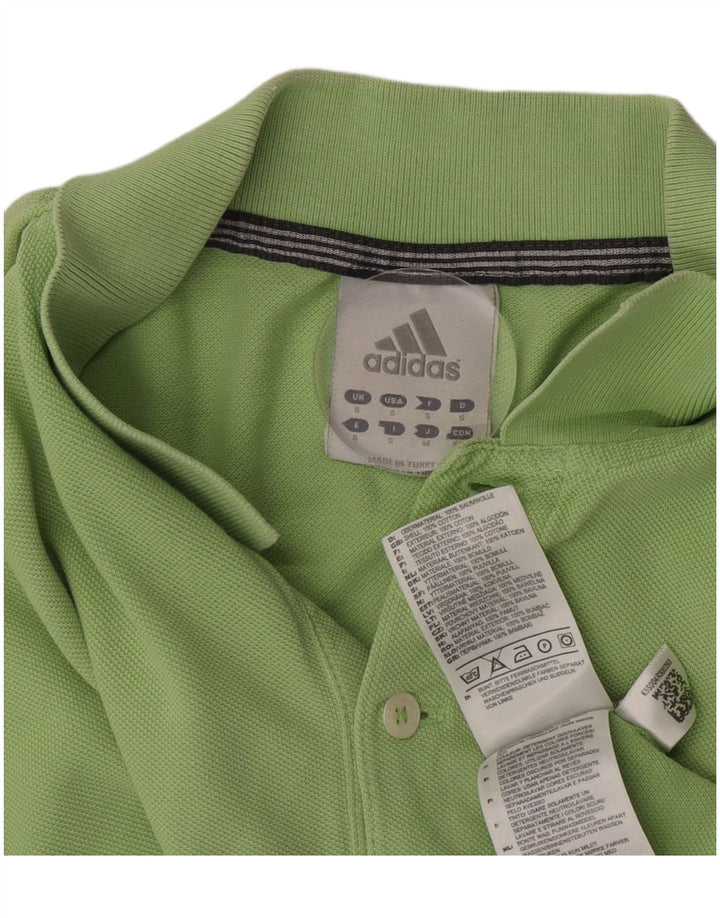 Adidas Polo Homme Petit Vert Coton