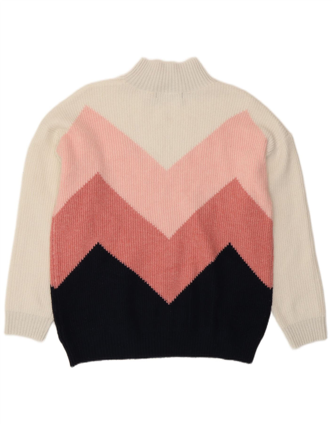 Marks & Spencer Pull col roulé pour femme UK 12 Medium Multicolore