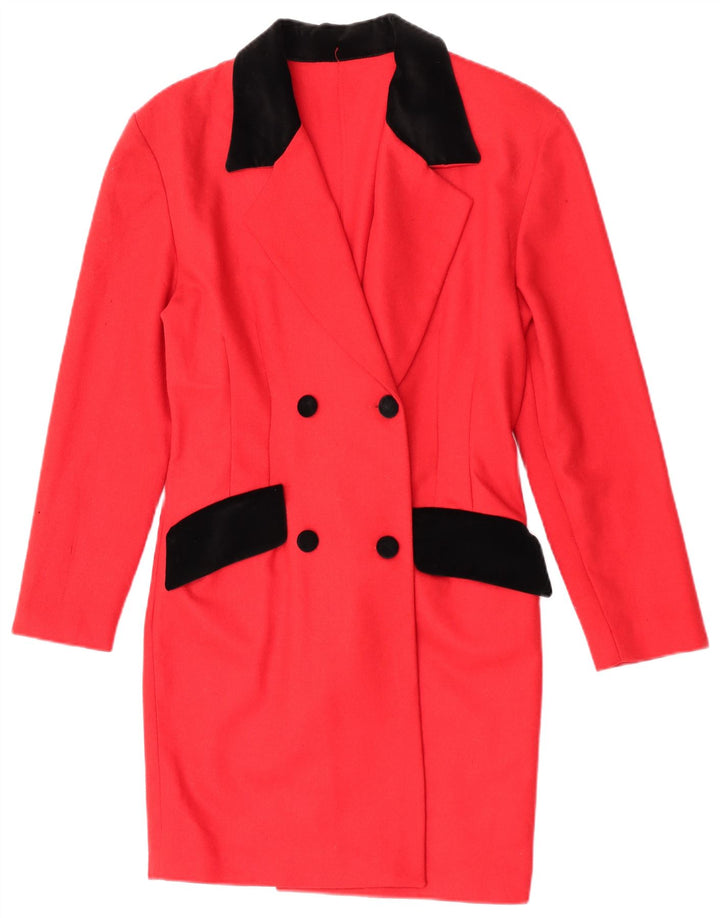 1957 Legendary Veste blazer longue pour femme IT 44 Rouge moyen Colourblock