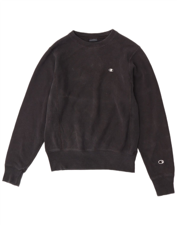 Champion Sweatshirt Jumper XS Noir Coton Homme