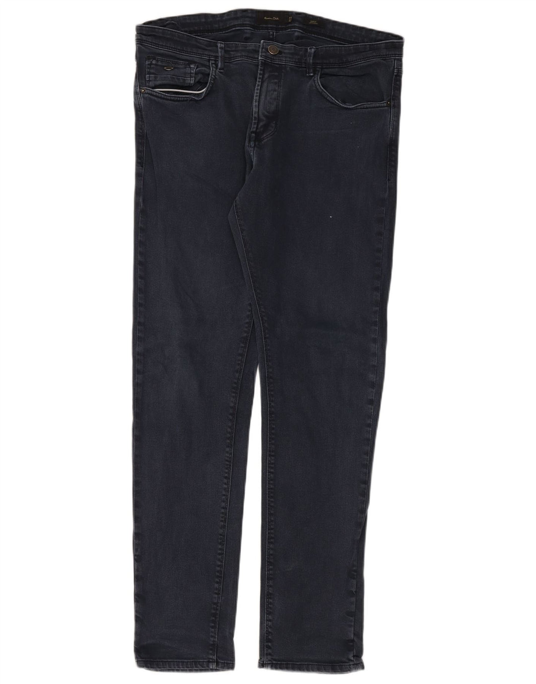Massimo Dutti Jean slim pour homme EU 36 XL W36 L32 Bleu marine