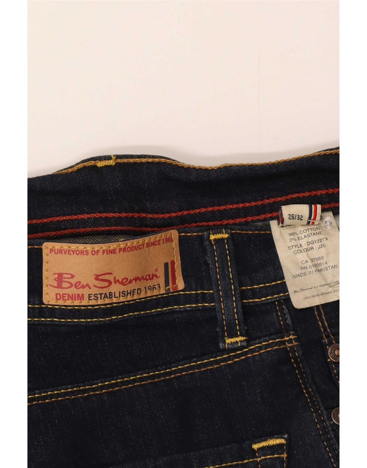 Ben Sherman Jean Bootcut Femme W28 L32 Bleu Marine Coton