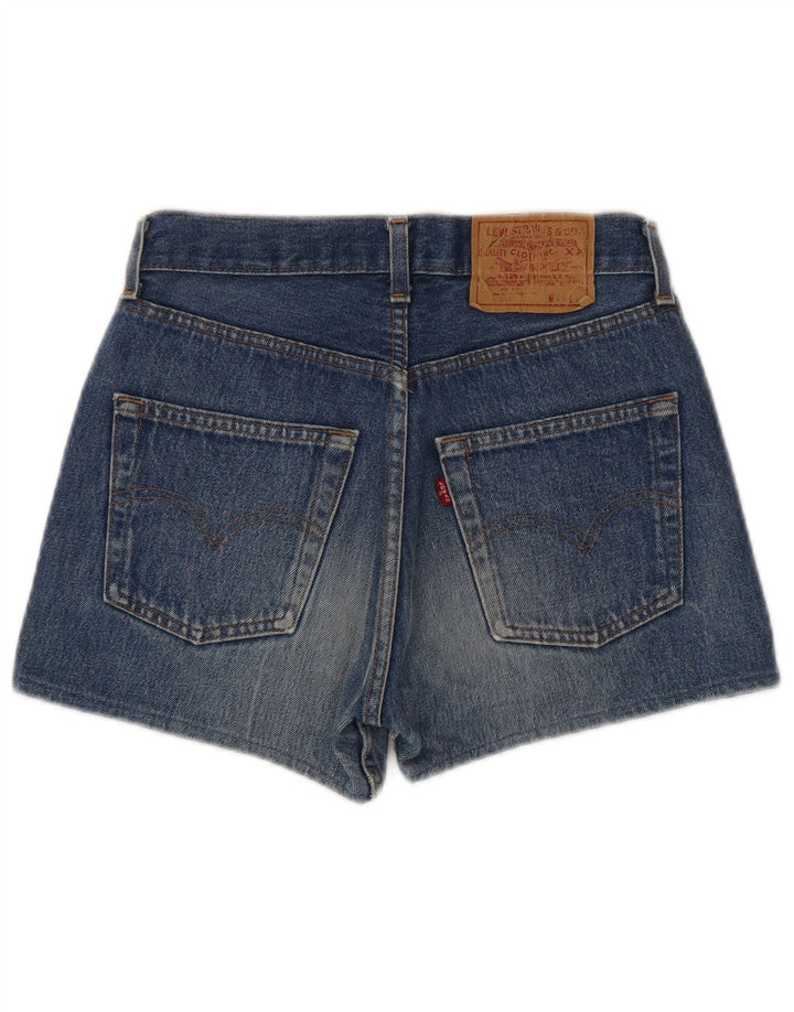 Levi's Short en Jean 501 Femme W29 Bleu Moyen Coton