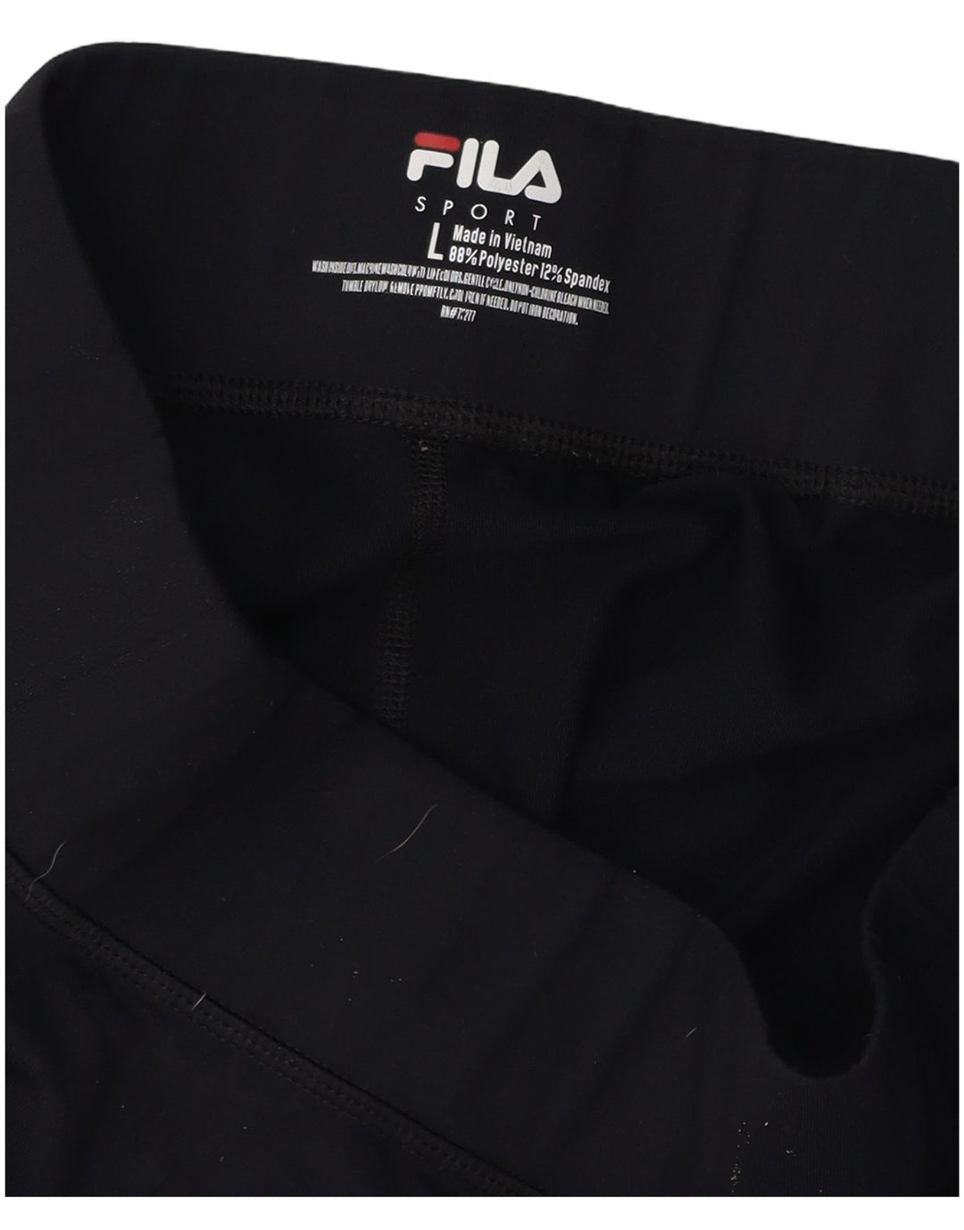 FILA Short de sport pour femme UK 14 Large Bleu marine Polyester