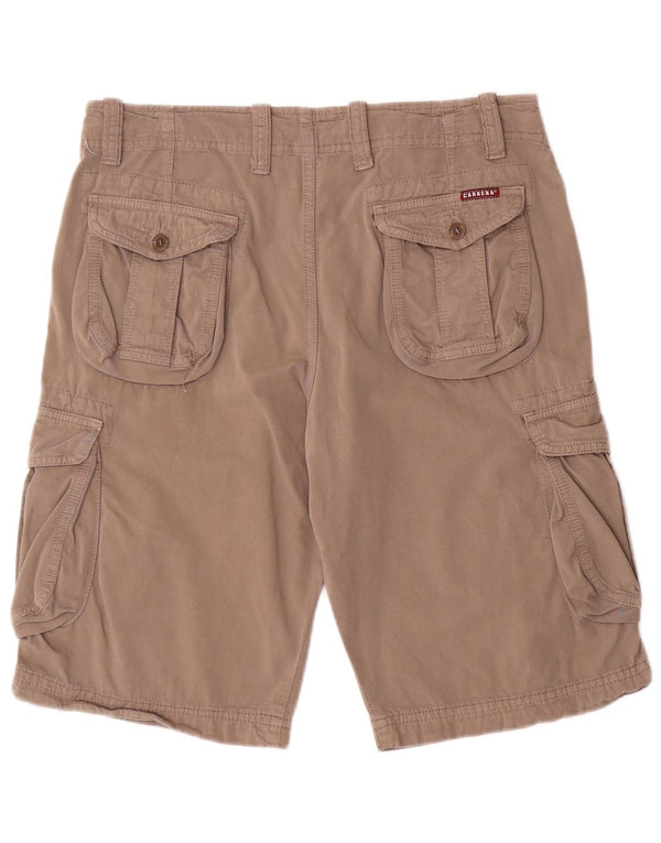 Carrera Short Cargo W34 Large Gris Coton Homme
