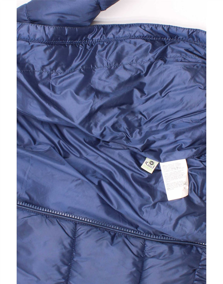 Veste matelassée à capuche vintage pour garçons 5-6 ans Polyester bleu marine