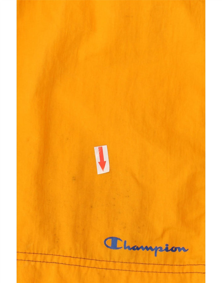 Champion Short de Bain Graphique Homme Large Jaune Colorblock Polyamide