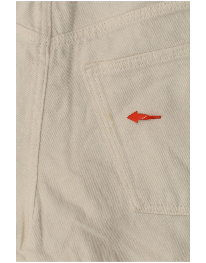ZARA Short en jean vieilli pour fille 13-14 ans W26 Blanc cassé