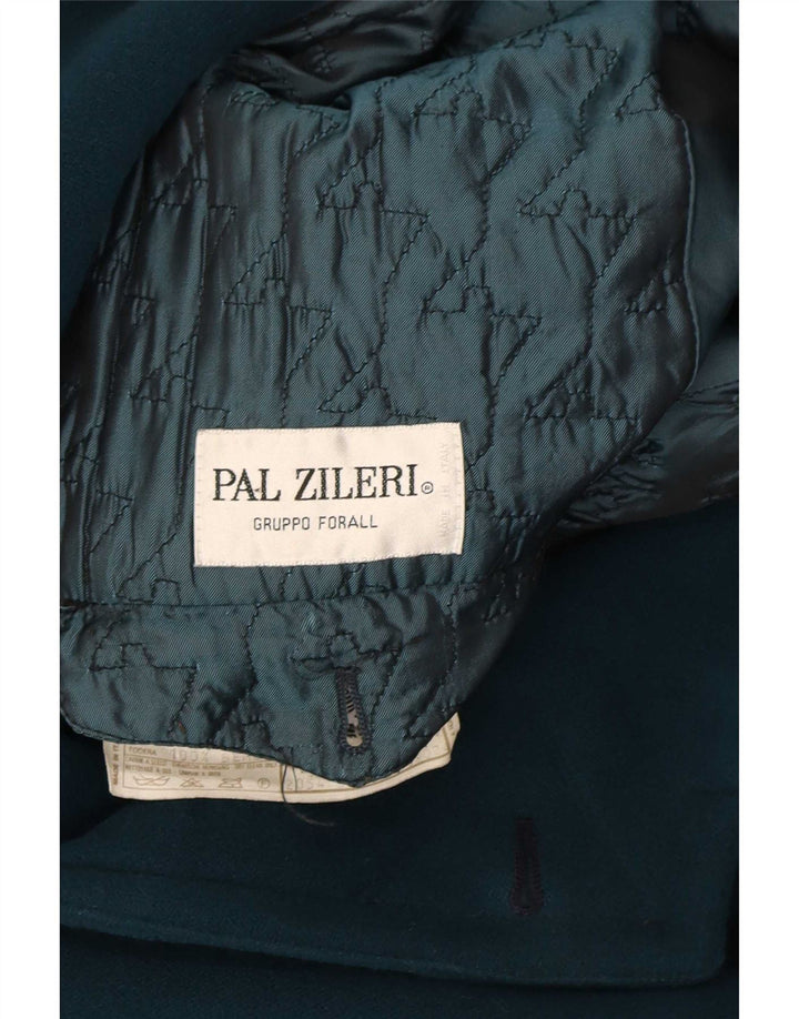 Pal Zileri Duffle-coat à capuche pour homme IT 52 XL en laine bleue