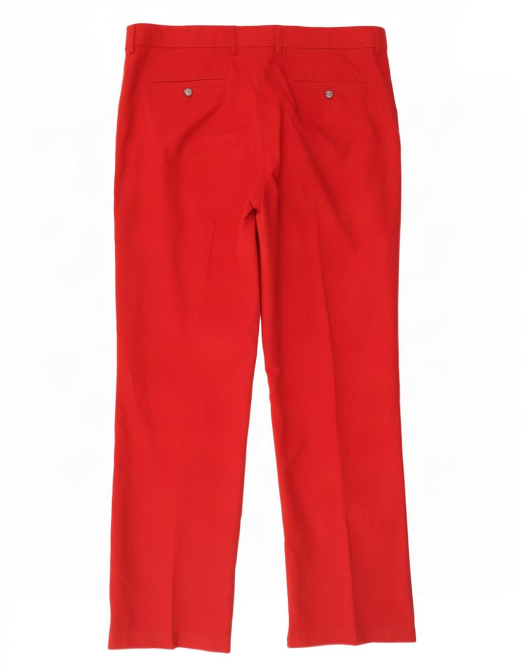 Kartel Pantalon de Costume Droit Homme W38 L33 Rouge Polyester