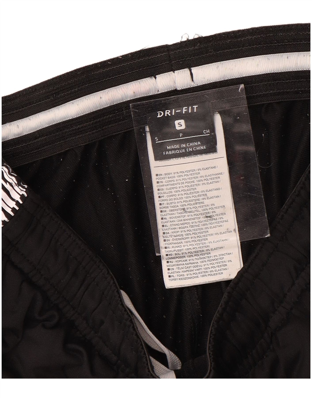 NIKE Pantalon de survêtement Dri Fit Graphic pour homme, petit, noir, colour block