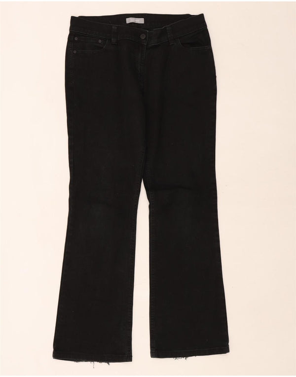Marks & Spencer Jean bootcut pour femme UK 14 Large W32 L30 Coton noir