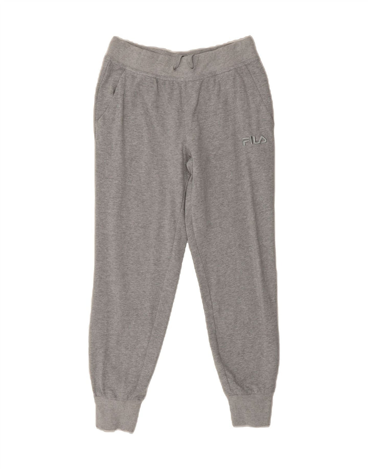 FILA Mens Tracksuit Trousers Joggers Small Grey Cotton Vintage Fila and Second-Hand Fila from Messina Hembry 
