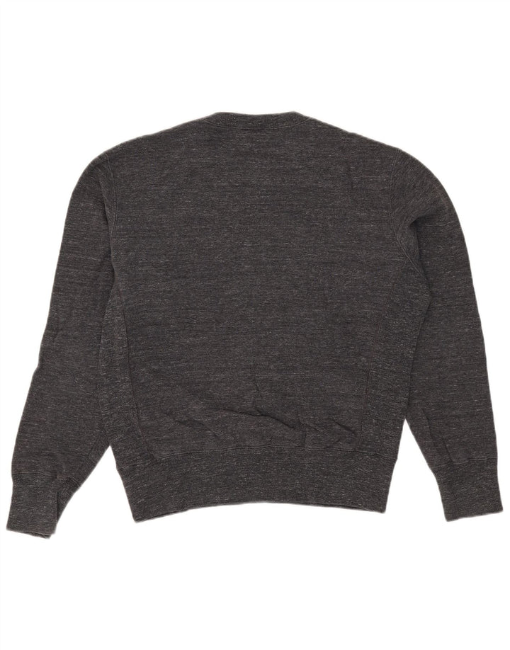 Champion Pull Col Ras-du-Cou Homme Gris Moyen Moucheté Coton