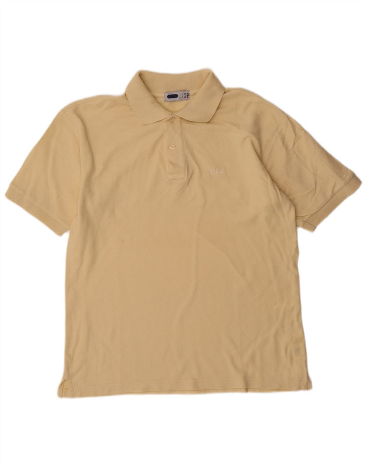 Fila Polo Homme IT 46 Petit Coton Beige