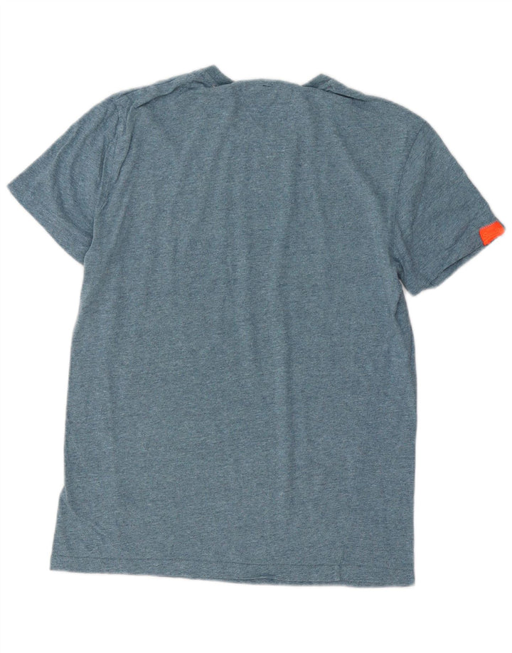 SUPERDRY T-Shirt Homme Top Petit Bleu Coton