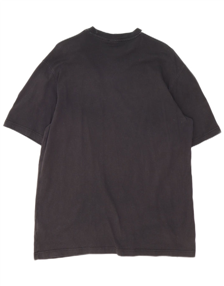 Adidas T-shirt graphique pour homme en coton noir moyen