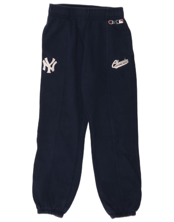 Champion Pantalon de Survêtement New York Yankees Homme Bleu Marine Petit